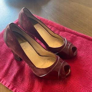 Cole Haan NikeAir Peek-a-boo Toe Heels. Size 7.